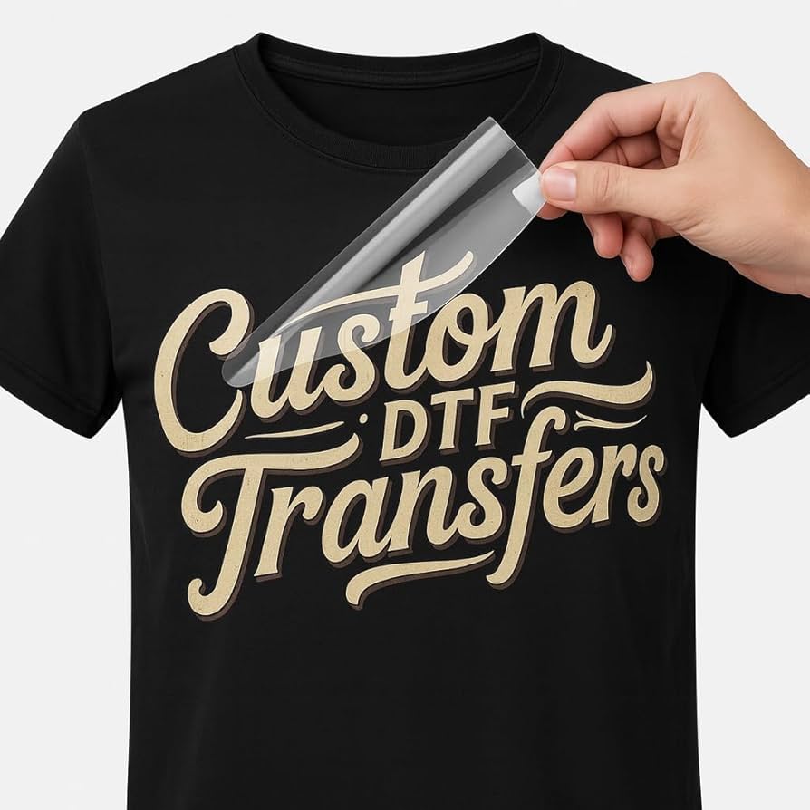 Applying a DTF transfer to a t-shirt