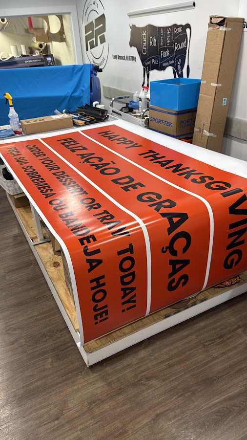 custom banner printing New Jersey M&M Graphic Designs