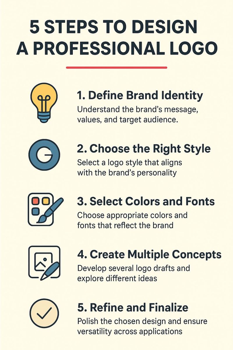 professional logo design process Long Branch NJ