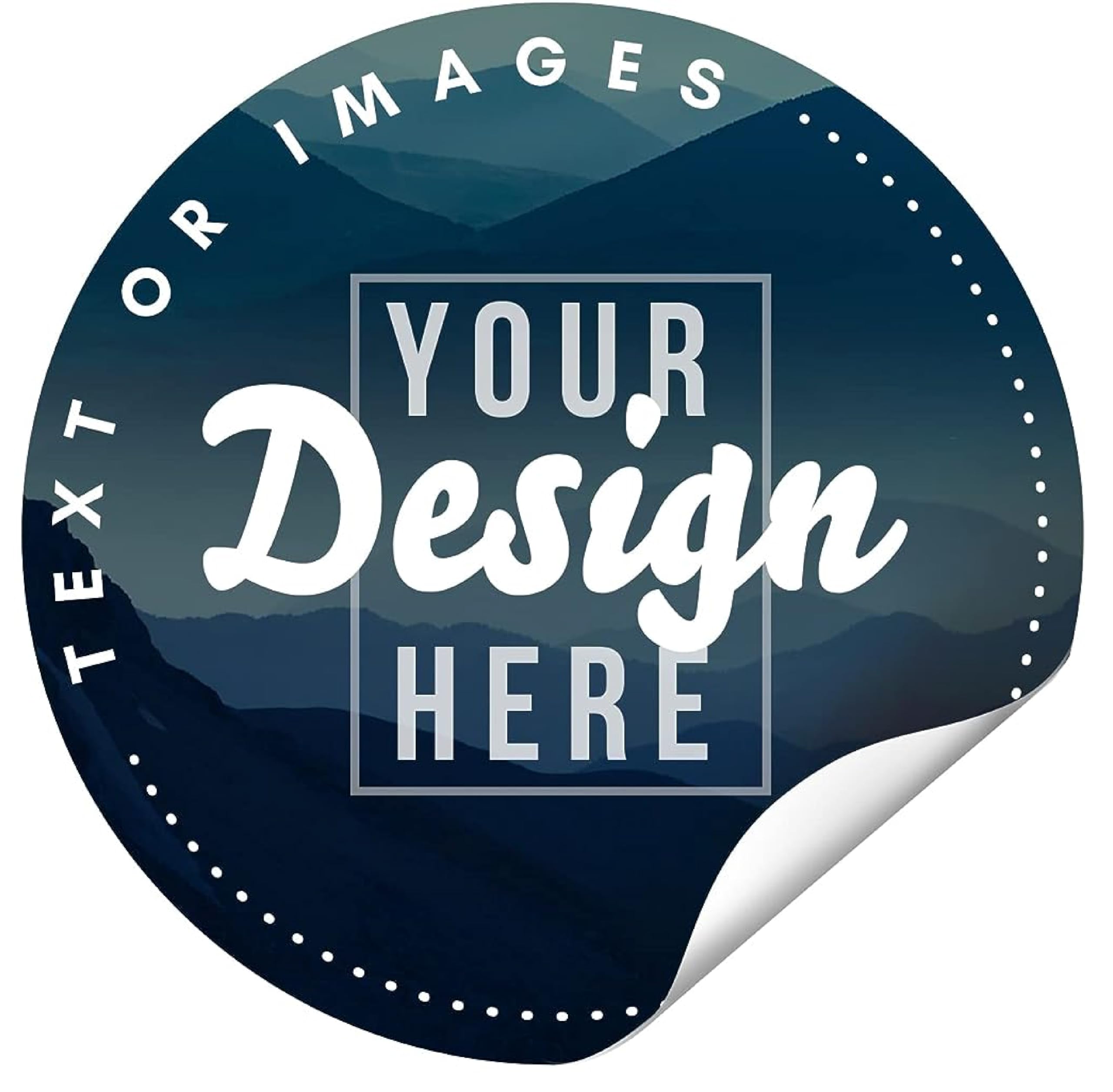 Vinyl stickers custom printing Long Branch NJ — waterproof business stickers by M&M Graphic Designs